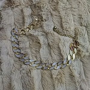 Gold choker necklace